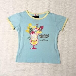 Tpets graphic anime baby tee